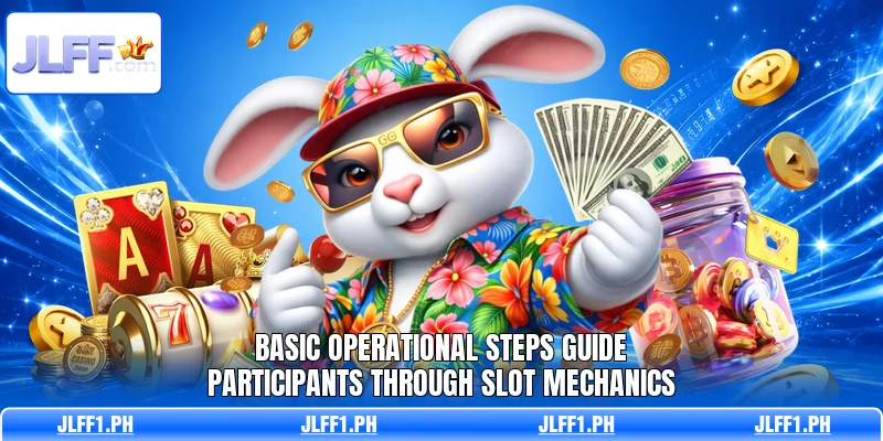 Basic operational steps guide participants through slot mechanics