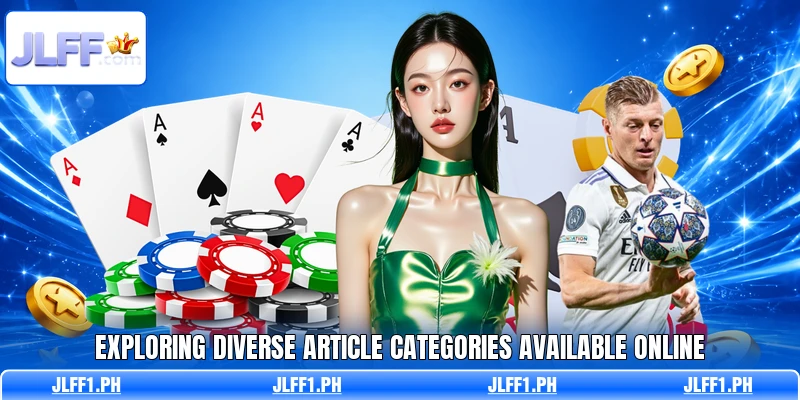 Exploring diverse article categories available online