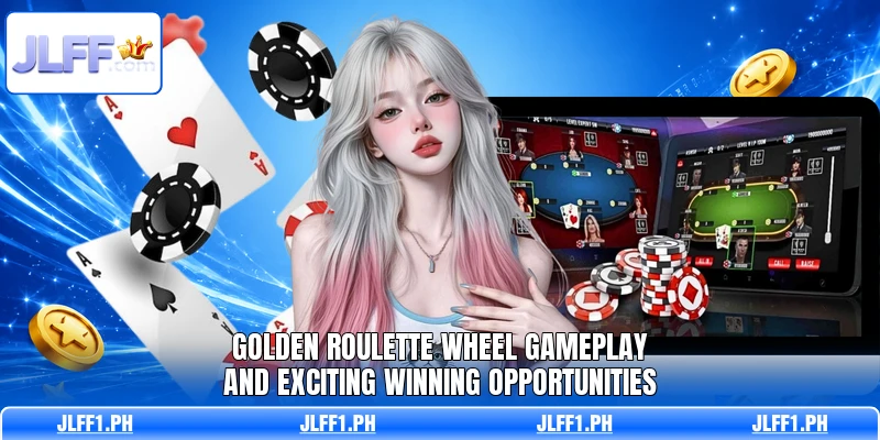Golden Roulette wheel gameplay and exciting winning opportunities