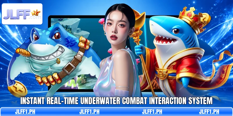Instant real-time underwater combat interaction system