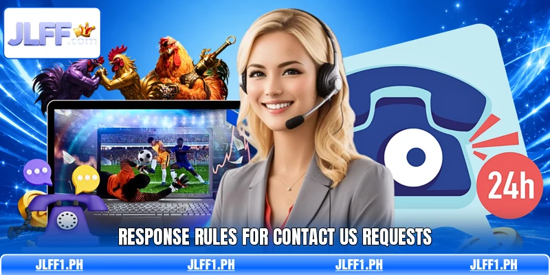 Response rules for contact us requests