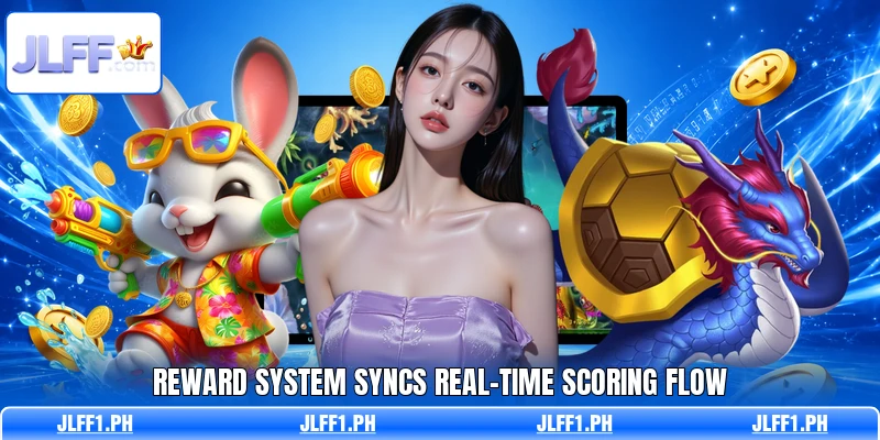 Reward system syncs real-time scoring flow