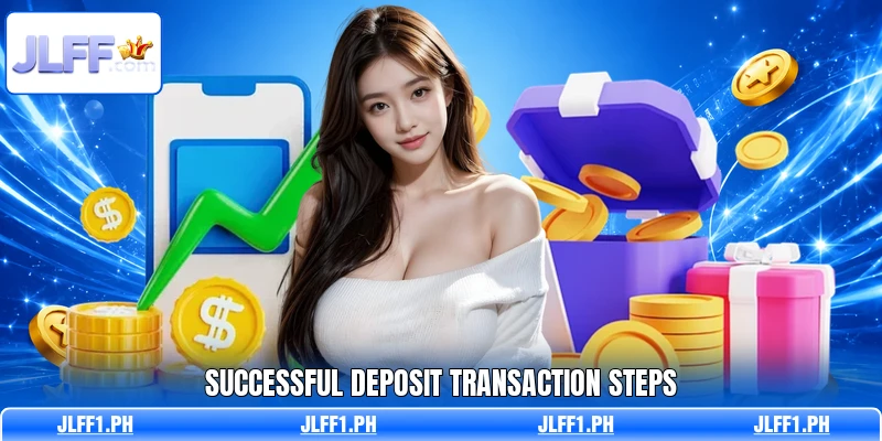 Successful deposit transaction steps