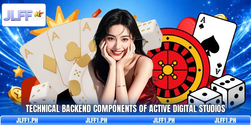 Technical backend components of active digital studios