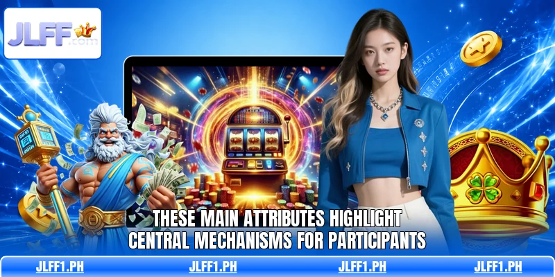 These main attributes highlight central mechanisms for participants